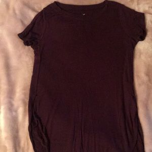 Women’s maroon blouse